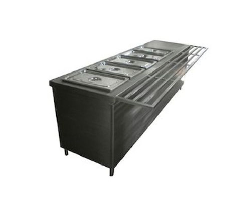 Bain Marie with sliding rail