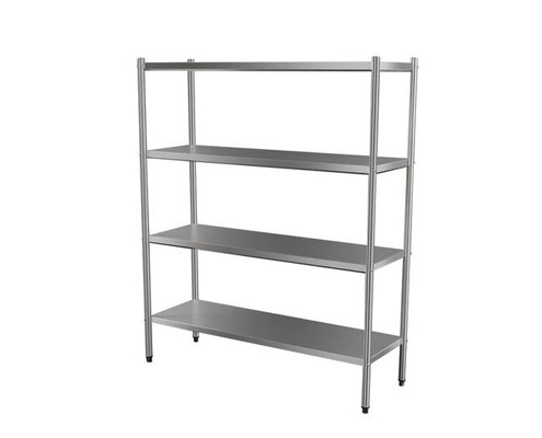 Stainless Steel 4 Tier Solid Storage Rack